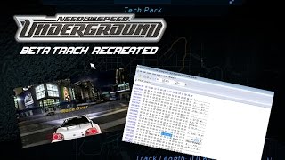 NFS Underground - Recreated Cut Track (Track1101/Tech Park)