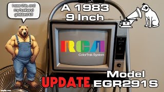 Eskie's Vlog 072724: An Update on the 1983 RCA EGR291S Television