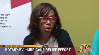 PRESS CONFERENCE   ROTARY BVI HURRICANE RELIEF EFFORT