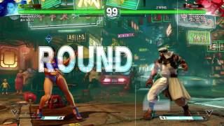 STREET FIGHTER V casual match Laura vs 鳩走喇屑