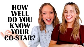 Jules LeBlanc & Jayden Bartels Play 'How Well Do You Know Your Co-Star?' | Marie Claire