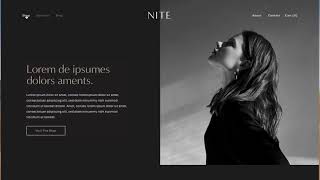 Nite Template For Squarespace Made For Online Shops, Service-Based Businesses, & Bloggers By GoLive