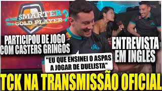 TCK PARTICIPOU DE GAME SHOW NA TRANSMISSÃO GRINGA e DEU ENTREVISTA EM INGLÊS