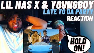 WE DID NOT EXPECT THIS!! | Lil Nas X & NBA YoungBoy - Late To Da Party (FUNNY REACTION)