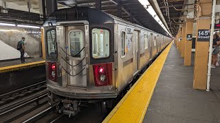 MTA Subways - Bombardier R142 #6751 on a transfer through 145th Street Lower Level IND Station