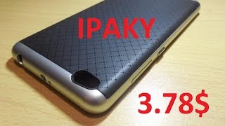 IPAKY ( pzoz ) - чехол бампер Ipaky для Xiaomi redmi 3 c Aliexpress распаковка (unboxing) 3.78$