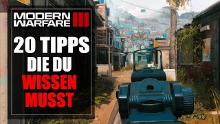 20 Tipps die jeder Anfänger in Modern Warfare 3 kennen sollte