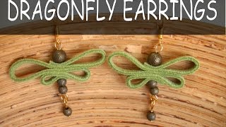 Beading Ideas - How to make Dragonfly Earrings