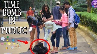 Planting Bluetooth Time Bomb in Public Prank | Unique Pranks In Kolkata 2019