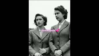 Queen ElizabethII and princess Margaret forever bond #shorts #shortfeed #royalfamily #PrincessMargar