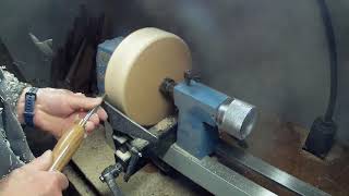 Woodturning Pear bowl