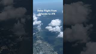 Delta flight from Orlando to JFK ✈️ #fly #delta #orlando #newyork #shorts #flying #plane  #travel