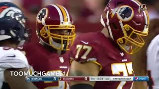 Adrian Peterson Debut With Redskins Highlights