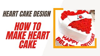 Heart shape Cake | birthday cake | #bakeistancuisineryk #ytviral #trendingvideo