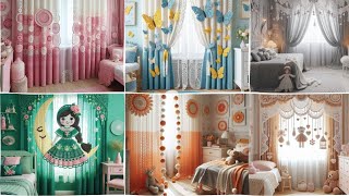 Beautiful crochet curtains for children's room (share ideas) #croche#curtain#bedroom#knitting