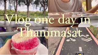 [ VLOG ] One day in Thammasat | 1 วันงงๆในมธ.รังสิตช่วงปิดเทอม 🤔