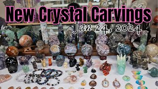 🔮NEW CRYSTAL CARVINGS!! Newest inventory as of JAN 24, 2024 #crystalhaul #crystalshop #crystalskull