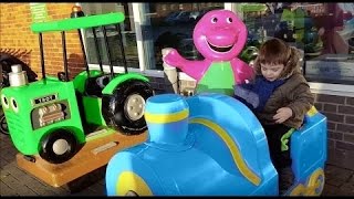 Little Boy Playing with Toy Tractor for Children / Old macdonald song/Pre-school