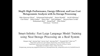 Seminar in Comp. Arch. - S4: MegIS & Smart-Infinity