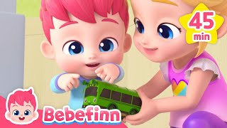 Wheels on The Bus +More Nursery Rhymes ㅣKids Song CompilationㅣBebefinn