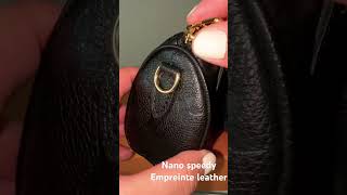 Nano speedy  Louis Vuitton #nanospeedy  black empreinte leather