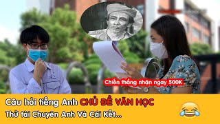 Câu hỏi Văn Học| Thách thức khả năng hiểu biết của học sinh cấp 3 - Anh Ngữ Baboo