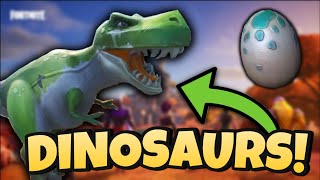 *LEAKED* DINOSAURS IN FORTNITE! (Coming Soon)