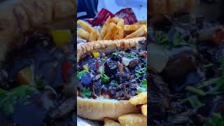 Eating A $30 OXTAIL Cheesesteak‼️🤯 cravncaribbean  ##fyp##entertainment##mukbang##tastetest##nc