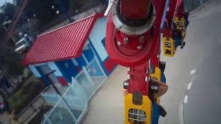 Six Flags New England Supergirl Sky Flyer On-Ride (No Copyright)