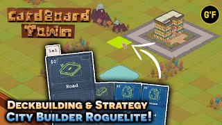 GROW Your City, Manage DISASTERS - Deckbuilder Roguelite!! [ CARDBOARD TOWN ] Gameplay