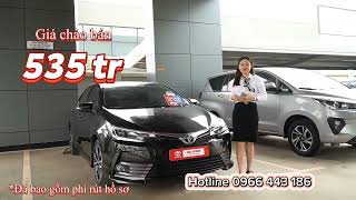 Xe đã qua sử dụng tầm 300-500 triệu tại Toyota Bắc Giang