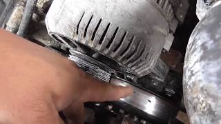 2000 -2006 Ford Excursion 6.8 V10 5.4 V8 radiator fan clutch assembly removal from water pump TRICK