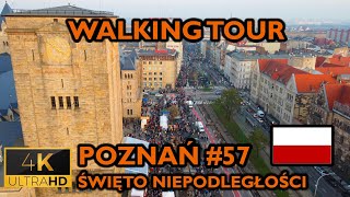 ⁴ᴷ⁶⁰ 🇵🇱 Poznan/Poland Walking Tour - #57 - Independence Day 11.11 (November 2021) [4K]