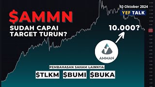 Analisa & Prediksi $AMMN YEFTalk edisi 10 Oktober 2024