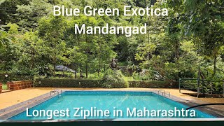 Blue Green Exotica Forest Camping Mandangad Dapoli !! Famous & Longest Zipline In Maharashtra !!!