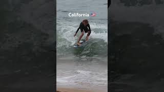 Spinning out to shorebreak at the wedge! #skimboarding #shorts30 #shorts