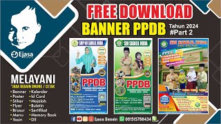 FREE DOWNLOAD DESAIN BANNER PPDB #2