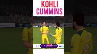 King 👑 Kohli vs Cummins 💀💀 | #shorts #rc24 #gaming