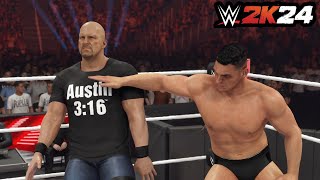 Gunther DOMINATES Austin! - WWE 2K24 Universe Mode Let's Play