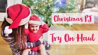 CHRISTMAS PJ TRY ON HAUL....Baby Edition | VLOGMAS DAY 5