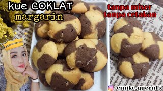 kue kering lebaran || kue coklat margarin || no mixer hanya di aduk || kue lebaran 2021