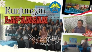 Kunjungan Lapangan Program sekolah penggerak angkatan 2 oleh ibu Fitroh di SMPN 1 Blega