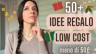 50 IDEE REGALO DI NATALE LOW COST PER TUTTI🎄!!