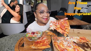 LETS TALK ABOUT THESE INAPPROPRIATE PICTURES + CHEESY PIZZA MUKBANG!