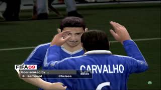 FIFA 09 Manchester United Vs Chelsea PS2 / PCSX2 Gameplay | Retro Fifa HD 1080P