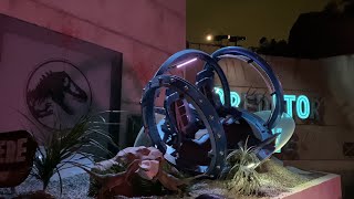 [4K POV] NEW 2021 Night Time Ride Jurassic World the Ride - Universal Studios Hollywood