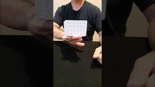 Cards Balance on tip of Magician's Fingers! 😲 #shorts