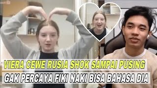 Viera Gadis Cantik Asal Rusia Syok Sampai Pusing, Gak Percaya Fiki Naki Bisa semua Bahasa Dia, ometv