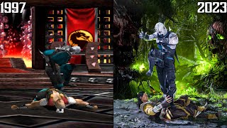 Quan Chi "Sky Drop" Evolution - Mortal Kombat 4-12 (1997-2023) 4K