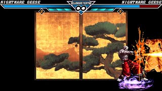 Mugen Char【Nightmare Geese】Edit KOF XIV